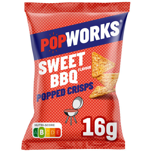 Popworks Chips Popworks Sweet BBQ 16g