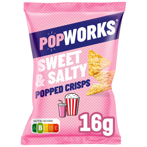 Popworks Chips Popworks Sweet Salty 16gr