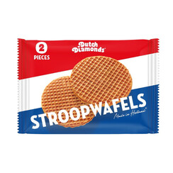 Stroopwafels Dutch Diamonds duopack 80 gram