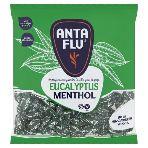 Anta Flu Keelpastilles Anta Flu eucalyptus zak 1 kilogram