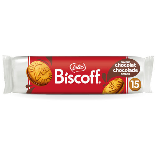Lotus Biscuits Lotus Biscoff spéculoos sandwich chocolait au lait 15 pièces