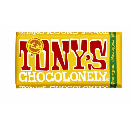 Tony's Chocolonely Chocolat Tony's Chocolonely lait nougat tablette 180g