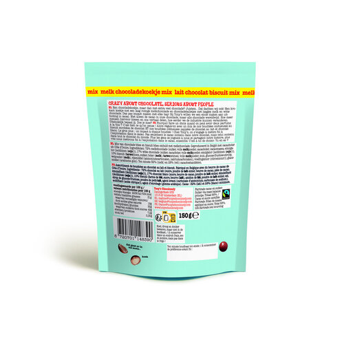 Tony's Chocolonely Chocolade Tony's Chocolonely Lil' Bits melk koekje mix 150 gram
