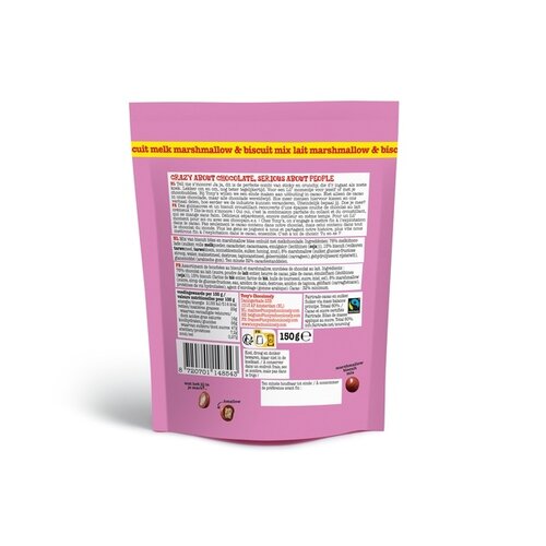 Tony's Chocolonely Chocolat Tony's Chocolonely Lil' Bits lait guimauve et biscuit 150g