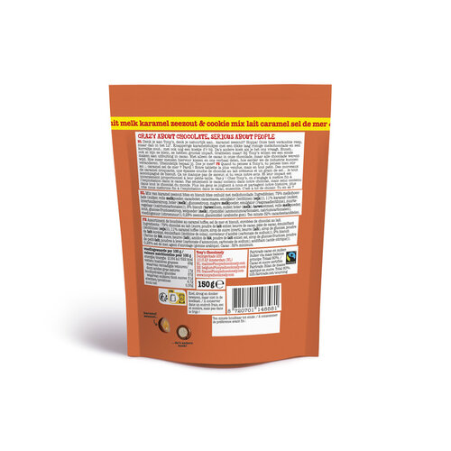 Tony's Chocolonely Chocolat Tony's Chocolonely Lil' Bits lait caramel au sel de mer et biscuit 150g