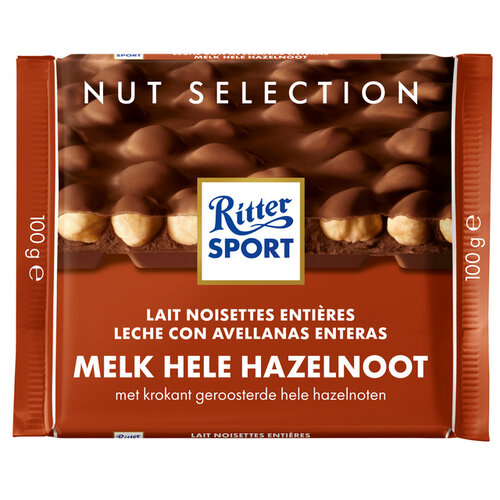 Ritter Sport Chocolat Ritter Sport lait-noisette 100g