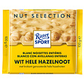 Ritter Sport Chocolade Ritter Sport wit-hele hazelnoot 100gr