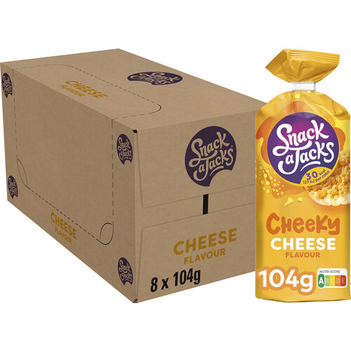 Snack-a-Jacks Galette de riz Snack-a-Jacks Cheese paquet 104g