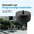 Asbak BRASQ tafelmodel 1 liter met deksel AT700 zwart