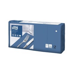 Lunchservet Tork Advanced 1/8 vouw 2-laags 328x325mm 200 vel donkerblauw 477421