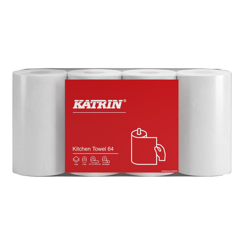 Katrin Keukenrol Katrin 2-laags 64 vel wit 87075