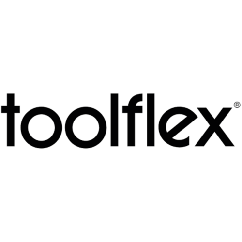 Toolflex Wandhouder Toolflex One 2 klemmen met adapter ø 15/35 mm zwart