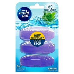 Bloc WC Recharge Ambi Pur Fresh Water & Mint 3x 55ml