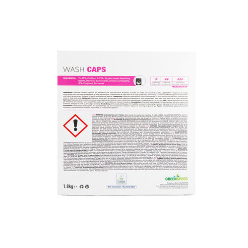 Greenspeed Lessive Greenspeed Wash Caps universelle 80 capsules