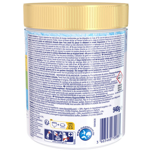 Vanish Wasbooster Vanish Oxi Action Whitening poeder 940g