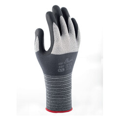Gant Showa 381 Grip nitrile gris Small