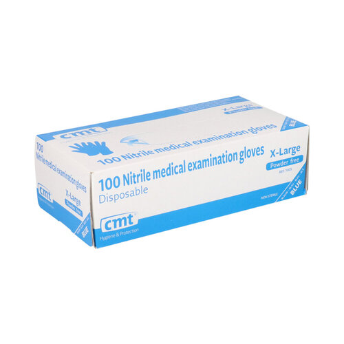 CMT Handschoen CMT XL nitril blauw 100 stuks