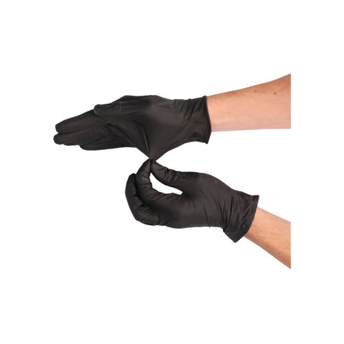 CMT Handschoen CMT XL soft nitril zwart 100 stuks