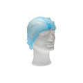 CMT Haarnet CMT clip non-woven L 53cm met detectie strip PP blauw 100 stuks