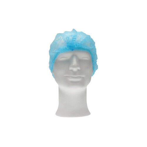CMT Haarnet CMT clip non-woven M 50cm PP blauw 100 stuks