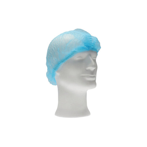 CMT Haarnet CMT clip non-woven M 50cm PP blauw 100 stuks