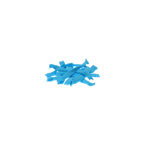 CMT Haarnet CMT clip non-woven M 50cm PP blauw 100 stuks
