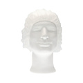 CMT Haarnet CMT bouffant non-woven L 53cm PP wit 100 stuks