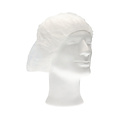 CMT Haarnet CMT bouffant non-woven L 53cm PP wit 100 stuks