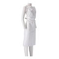 CMT Tablier CMT 25my rugueux rouleau PE 125x80cm blanc 100 pièces