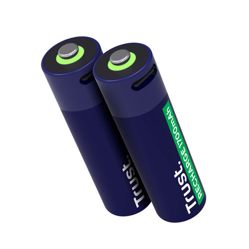 Trust Batterij Trust USB-C oplaadbaar AA 2 stuks