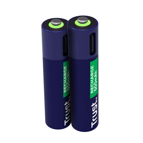 Trust Batterij Trust USB-C oplaadbaar AAA 2 stuks