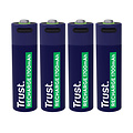 Trust Batterij Trust USB-C oplaadbaar AA 4 stuks