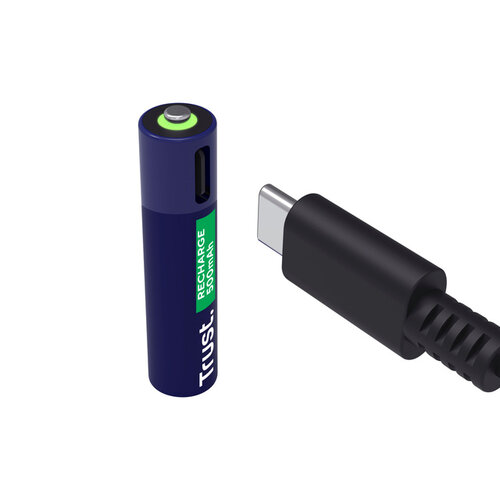 Trust Pile AAA Trust Rechargeable USB-C 4 pièces