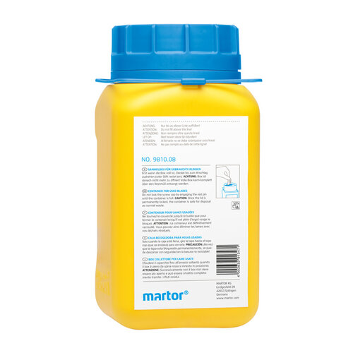 Martor Collecteur lames usagées Martor jaune