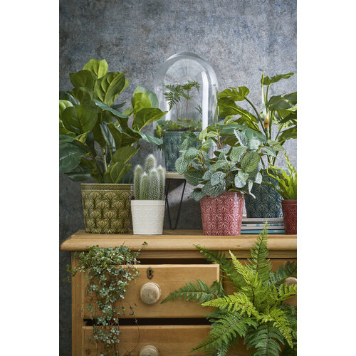 Mica Decorations Plante artificielle Mica Piléa Pot plastique Ø11,5cm 35x25cm