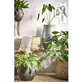 Mica Decorations Panier plante Mica Jonc de mer Avalon rond marron clair 26x26cm