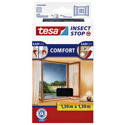 Moustiquaire tesa® Insect Stop COMFORT fenêtre 1,3x1,3m anthracite