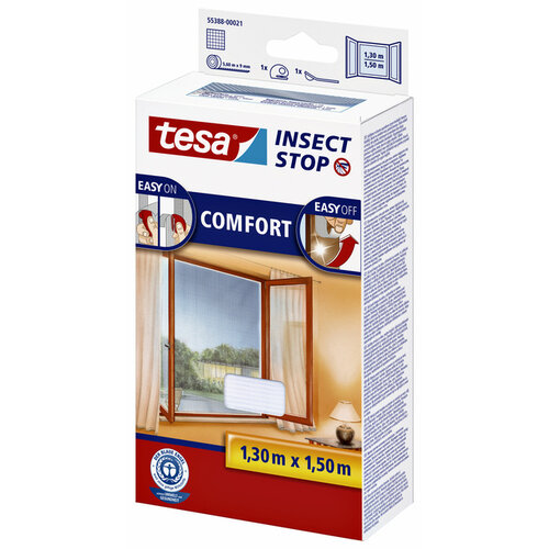 Tesa Moustiquaire tesa® Insect Stop COMFORT fenêtre 1,3x1,5m blanc