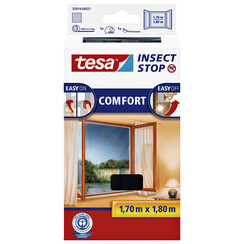 Insectenhor tesa® Insect Stop COMFORT raam 1,7x1,8m zwart