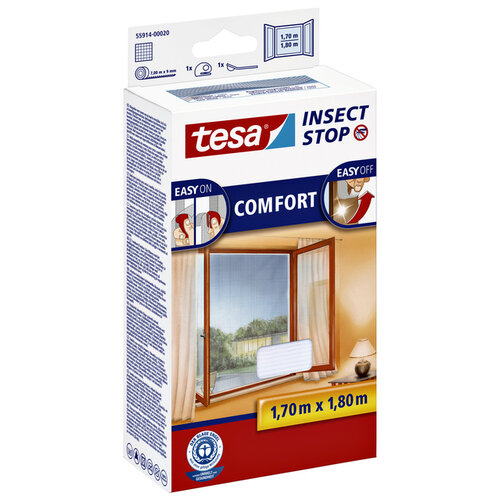 Tesa Moustiquaire tesa® Insect Stop COMFORT fenêtre 1,7x1,8m blanc