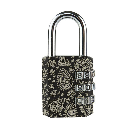 Master Lock Cadenas Masterlock combinaison 3 chiffres 30mm 4 motifs assortis