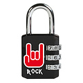 Master Lock Cadenas Masterlock combinaison 3 chiffres 30mm motif Rock