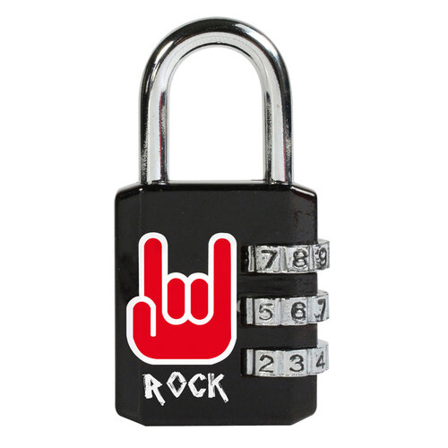 Master Lock Hangslot Masterlock 3-cijfer combinatie 30mm rock patroon