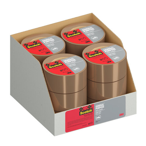 Scotch Verpakkingstape Scotch 4501B66 48mmx66m bruin
