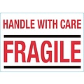 IEZZY Etiquette d'avertissement IEZZY Handle with care Fragile 100x70mm 500 pièces