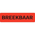 IEZZY Waarschuwingsetiket IEZZY breekbaar 75mmx20mm 500 stuks
