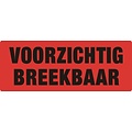 IEZZY Etiquette d'avertissement IEZZY Voorzichtig Breekbaar 130x50mm 500 pièces