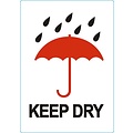 IEZZY Etiquette d'avertissement IEZZY Keep Dry 74x105mm 500 pièces