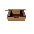 IEZZY Postdoos IEZZY 350x220x130mm E-golf bruin