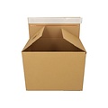 IEZZY Boîte d'expédition IEZZY Quickbox hauteur réglable 229x164x50-115mm Cannelure-B marron 10 pièces